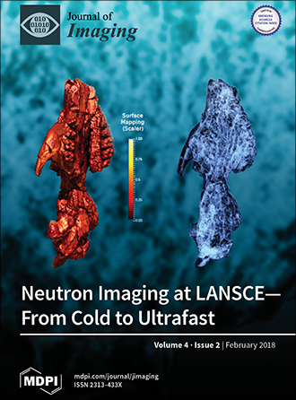 Figure. The journal cover depicts thermal neutron images of a 62.3 million-year-old Tetraclaenodon puercensis. (Left) surface and (right) internal reconstruction.